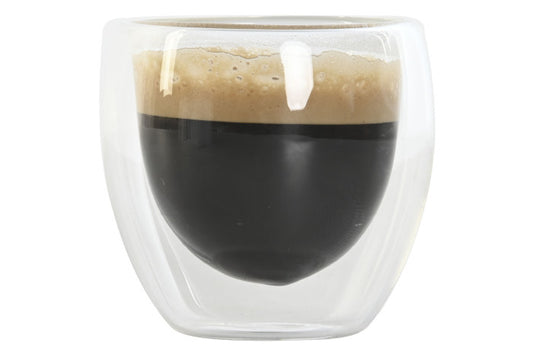 VASO CRISTAL 6,7X6,7X6,4 100ML, DOBLE PARED