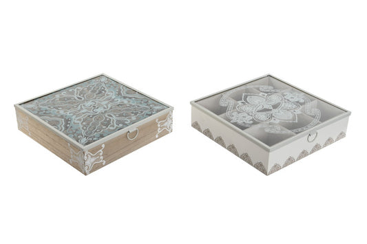 CAJA INFUSIONES MDF 24X24X6,5 DELHI