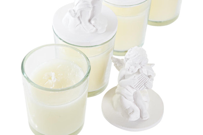 VELA CERA CRISTAL 5X5X12 00 GR, ANGEL