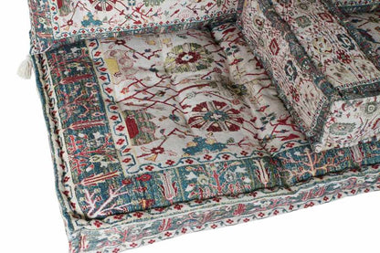 Sillon Set 4 Algodon 155X76X65 Doble Multicolor