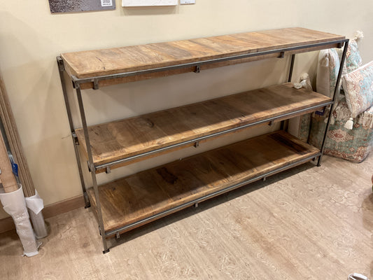 Estantería madera y hierro 162x42,5