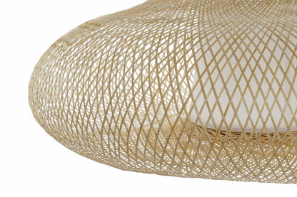 Lampara Techo Bambu 75X75X48 Natural