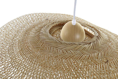 Lampara Techo Bambu 105X60X45 Doble Natural