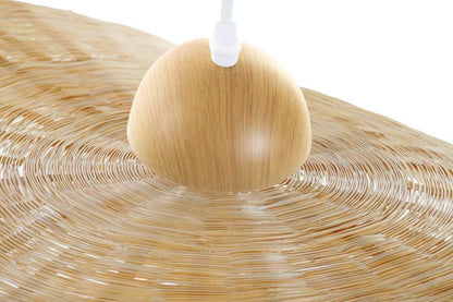 Lampara Techo Bambu 70X70X10 Pamela Natural