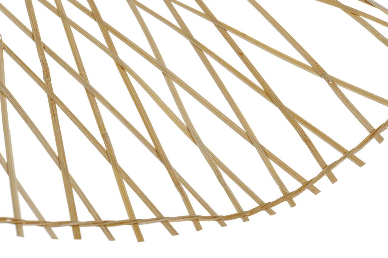 Lampara Techo Bambu 85X85X17 Pamela Natural
