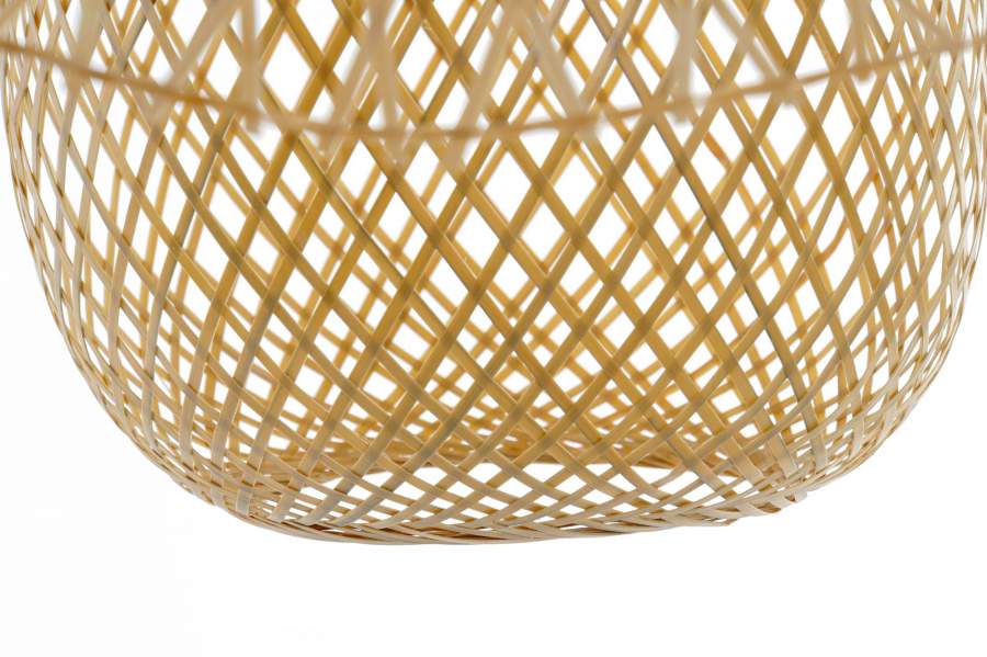 Lampara Techo Bambu 55X55X19 Pamela Natural