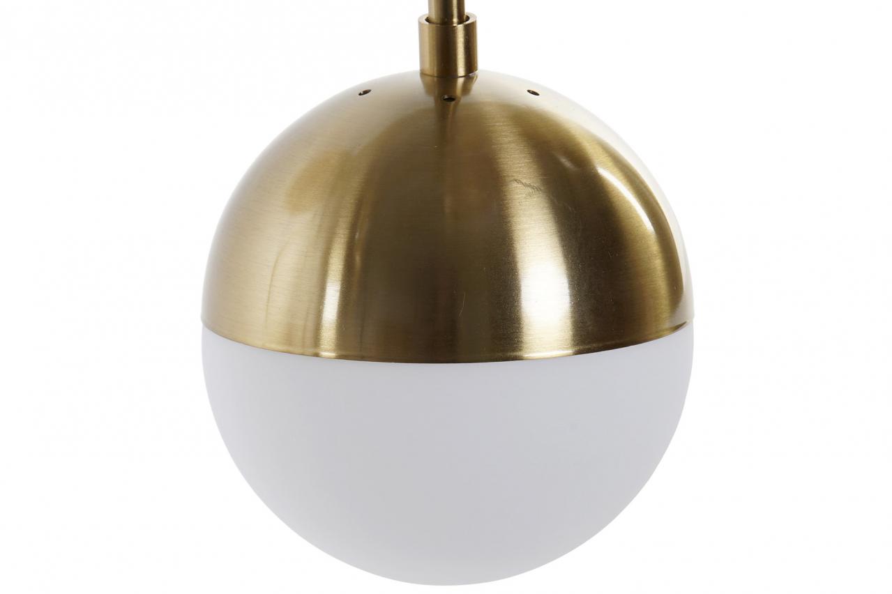 Lampara Techo Metal Cristal 74X52X168 E14 5 Bolas