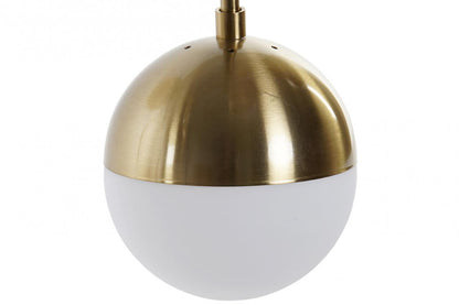 Lampara Techo Metal Cristal 74X52X168 E14 5 Bolas