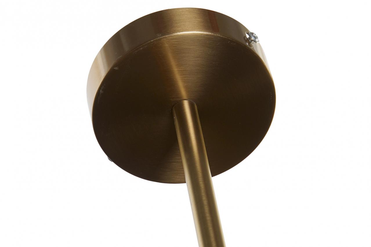 Lampara Techo Metal Cristal 74X52X168 E14 5 Bolas