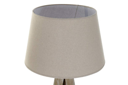 Lampara Pie Pino Lino 40X40X154 Tripode 2 Surt.