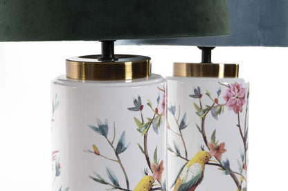 Lampara Sobremesa Metal 28X28X50 Pajaro 2 Surt.