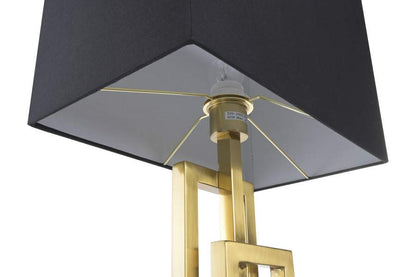 Lampara Sobremesa Metal 38X23X78 Dorado