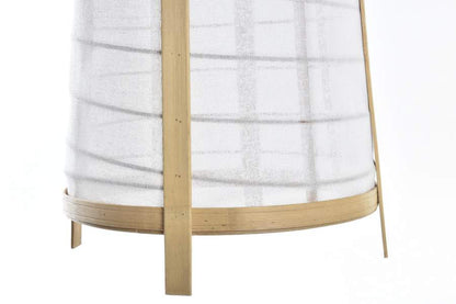 Lampara Techo Bambu Lino 32X32X45_5 Blanco
