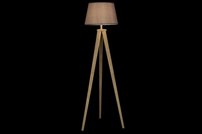 Lampara Pie Pino Lino 40X40X154 Hoja 2 Surt.