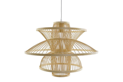 Lampara Techo Bambu 50X50X37 Natural