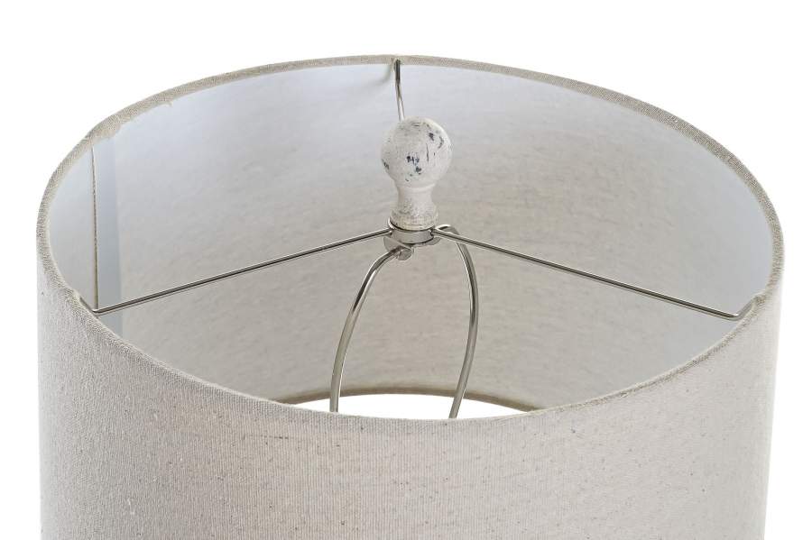 Lampara Sobremesa Resina 38X38X73 Desgastado