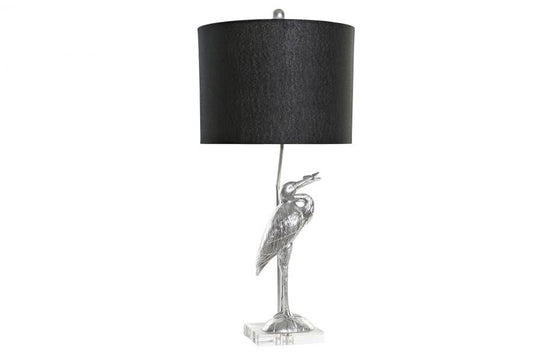 Lampara Sobremesa Resina Poliester 33X33X74 Garza