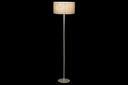 Lampara Pie Metal Poliester 40X40X158 Natural