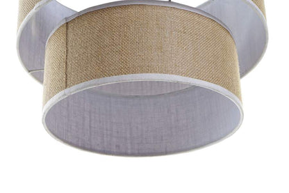 Lampara Techo Poliester 40X40X32 Natural Marron