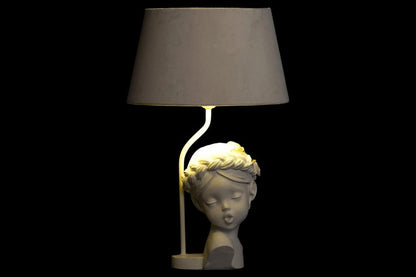 Lampara Sobremesa Resina 30X30X49 Niña 2 Surt.