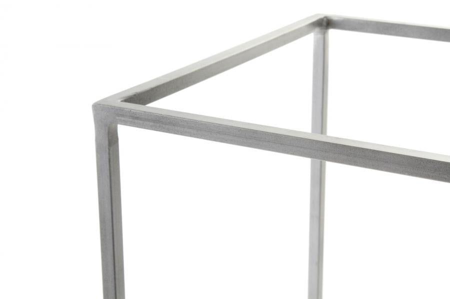 Lampara Sobremesa Metal 33X33X40 Gris Oscuro