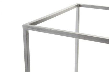 Lampara Sobremesa Metal 33X33X40 Gris Oscuro