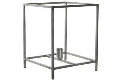 Lampara Sobremesa Metal 33X33X40 Gris Oscuro