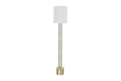 Lampara Pie Metal Lino 33X33X165 Dorado