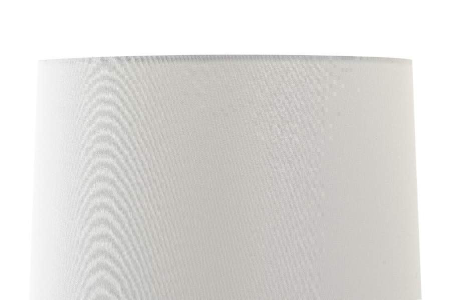 Lampara Sobremesa Metal 38X38X65 Blanco