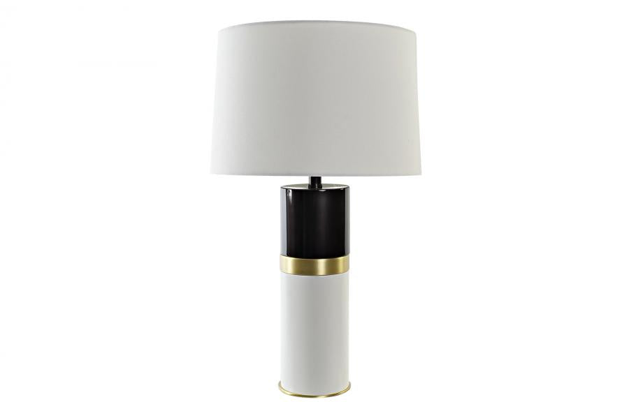 Lampara Sobremesa Metal 38X38X65 Blanco