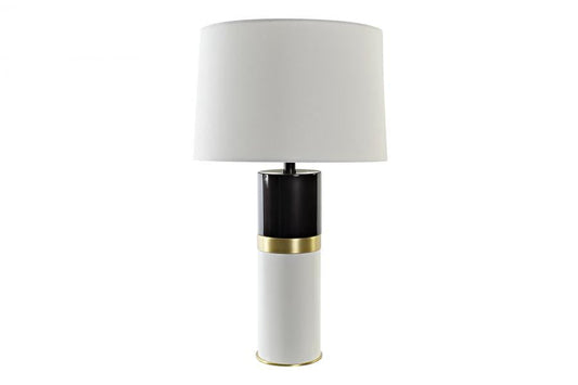Lampara Sobremesa Metal 38X38X65 Blanco