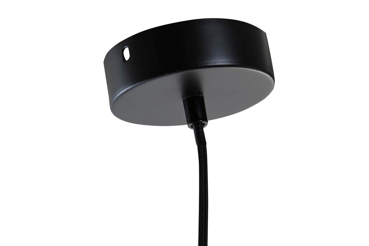 Lampara Techo Ratan Metal 64X64X23 Marron