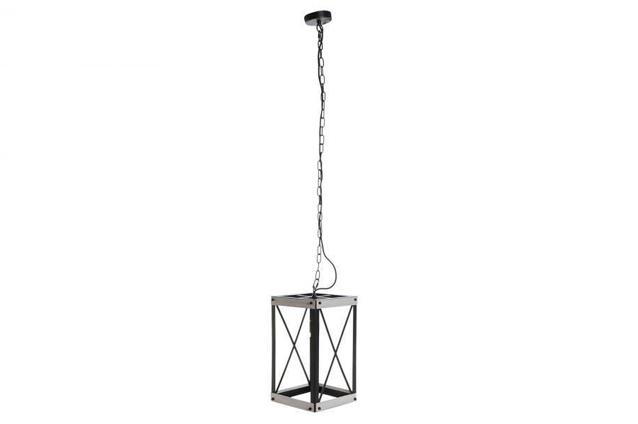 Lampara Techo Metal Metal 25X25X43 E27 Marron