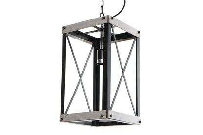 Lampara Techo Metal Metal 25X25X43 E27 Marron