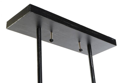 Lampara Techo Aluminio Cristal 50X11X20