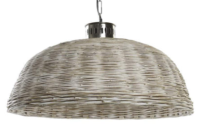 Lampara Techo Metal Ratan 80X80X47 Blanco