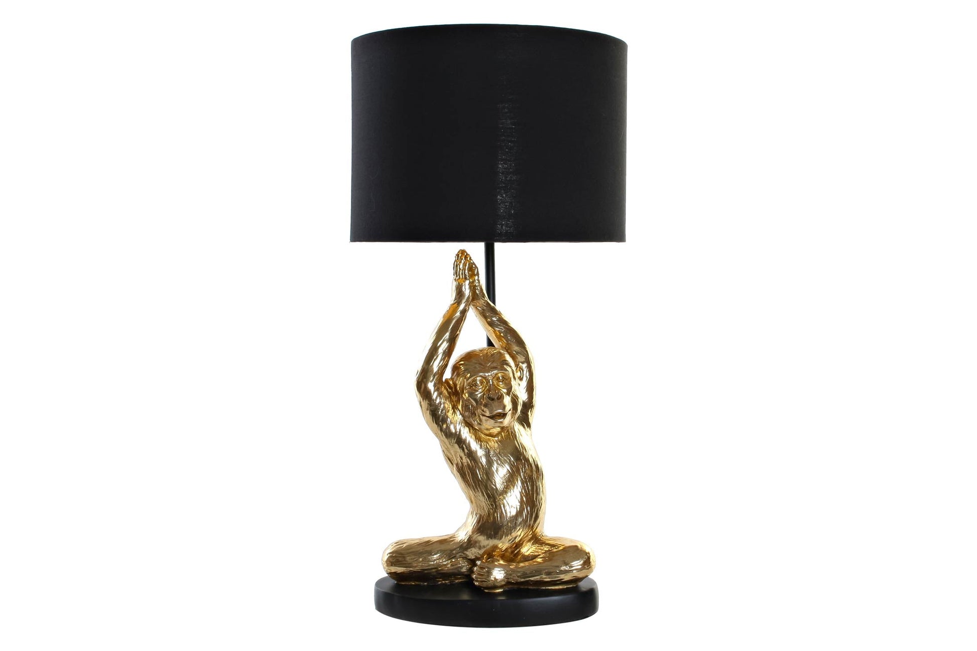 Lampara Sobremesa Resina 25X25X49 Mono Yoga