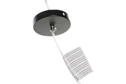 Lampara Techo Cuerda Metal 38X38X27 2 Surt.