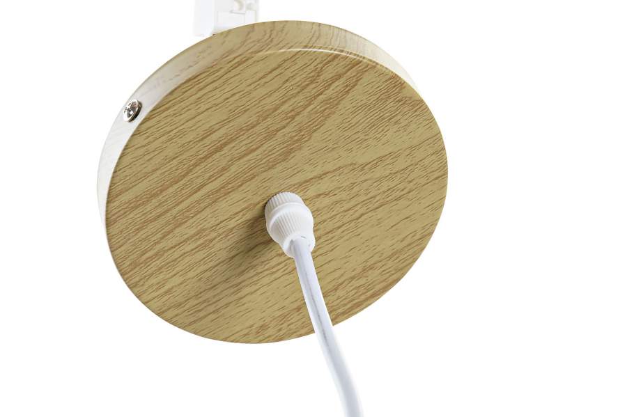 Lampara Techo Bambu Poliester 50X50X25 Natural