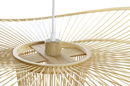 Lampara Techo Bambu 80X80X29 Natural Natural