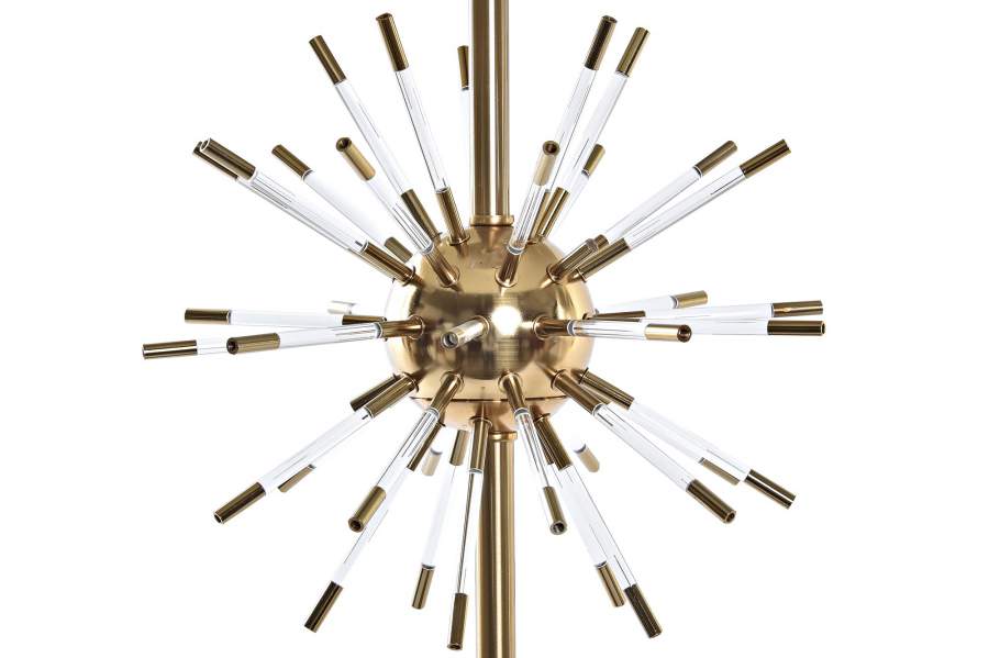 Lampara Sobremesa Metal Acrilico 41X41X80 Estrella