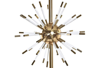 Lampara Sobremesa Metal Acrilico 41X41X80 Estrella
