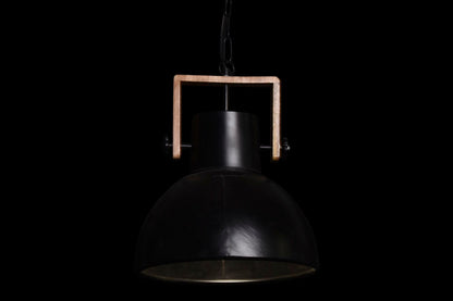 Lampara Techo Metal Mango 40X40X49 Negro