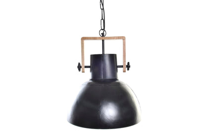 Lampara Techo Metal Mango 40X40X49 Negro