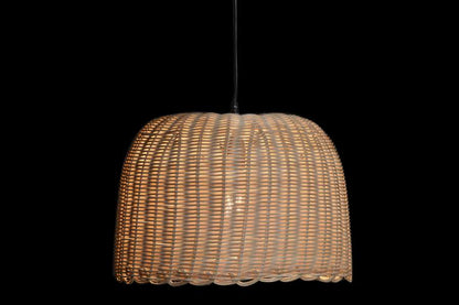 Lampara Techo Ratan 39X39X30 Natural