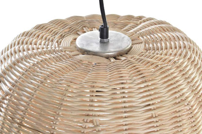 Lampara Techo Ratan 39X39X30 Natural