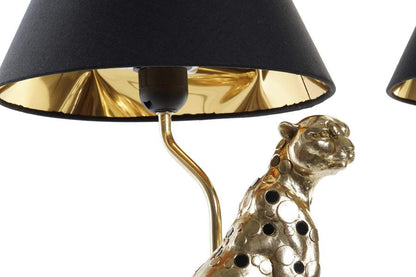 Lampara Sobremesa Resina 26X26X46 Leopa 2 Surt.