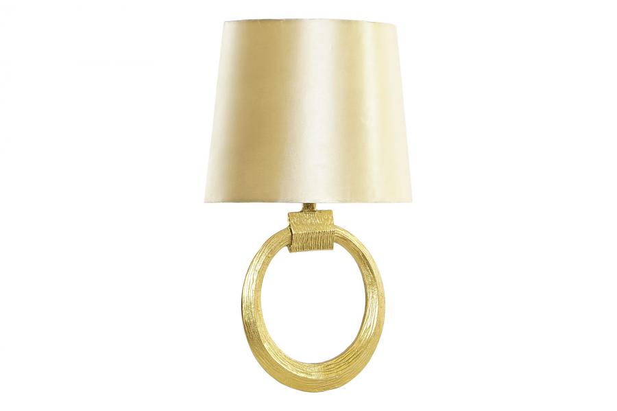 Lampara Aplique Aluminio 36X16X60 Dorado