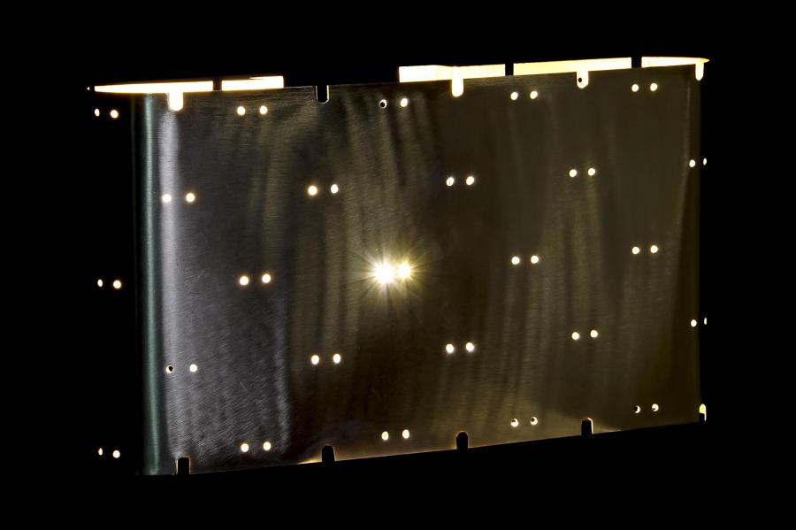 Lampara Aplique Metal 39X11_5X20_5 Dorado
