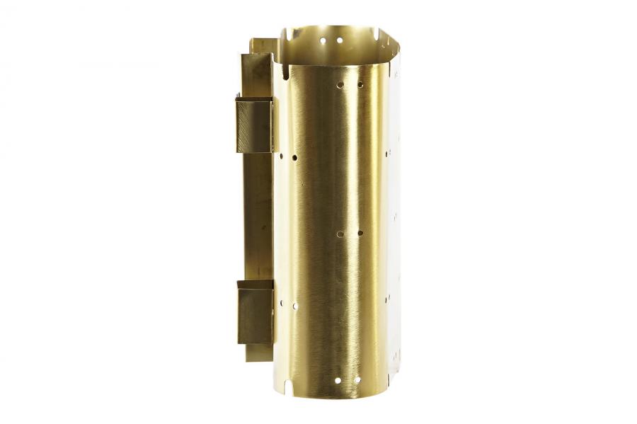 Lampara Aplique Metal 39X11_5X20_5 Dorado